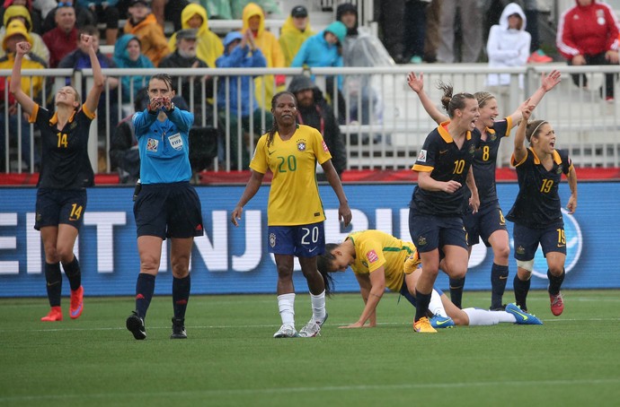 Formiga  Brasil x Austrália mundial feminino (Foto: Reuters)