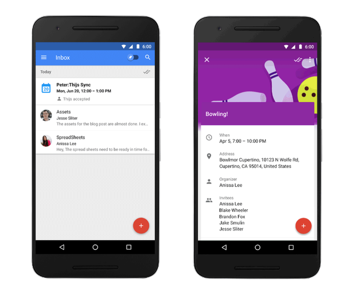 Inbox do Google permite acompanhar eventos no Google Agenda (Foto: Divulgação/Google)
