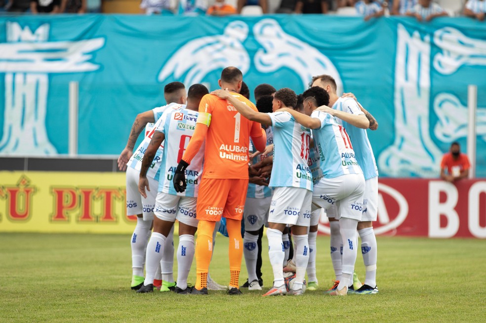 Paysandu se fecha após derrota para o Ituano por 4 a 1, na Curuzu — Foto: John Wesley/Ascom Paysandu
