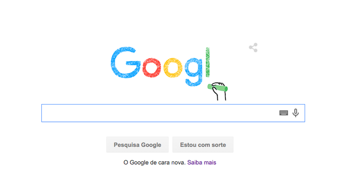 Doodle do Google revela novo logotipo do buscador (Foto: Reprodução/Google)