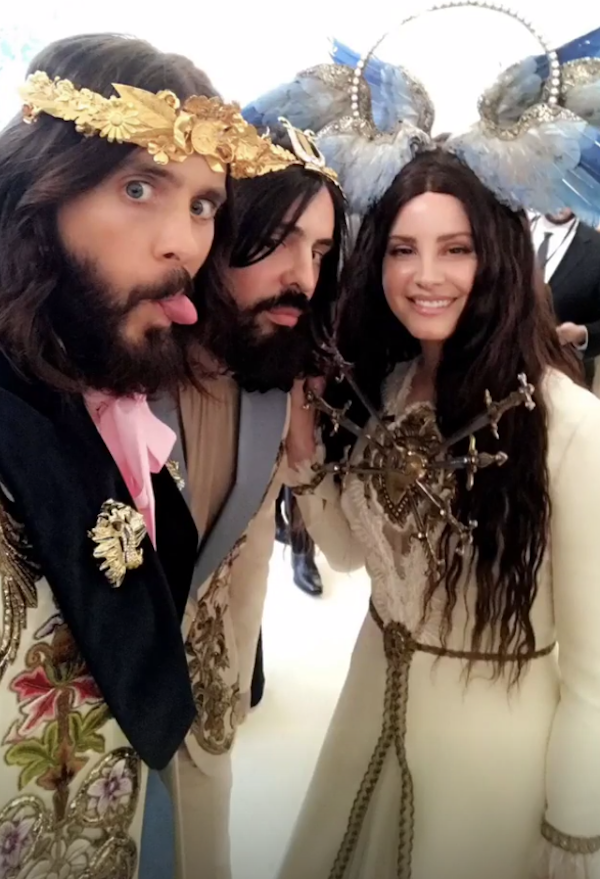 Jared Leto, Alessandro Michele e Lana del Rey (Foto: Reprodução/Instagram)
