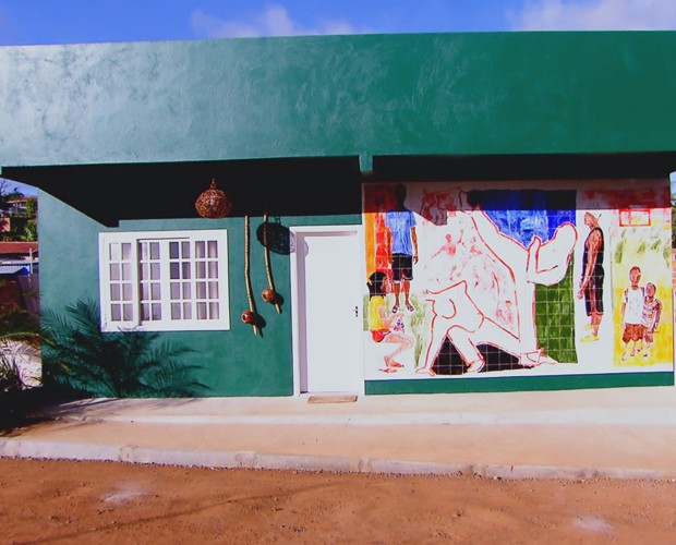 Centro Cultural Berimbau Arte, em Camaçari, na Bahia, depois da reforma (Foto: TV Globo)