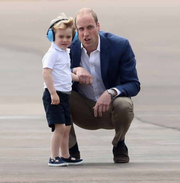Príncipe William e George (Foto: Reprodução)
