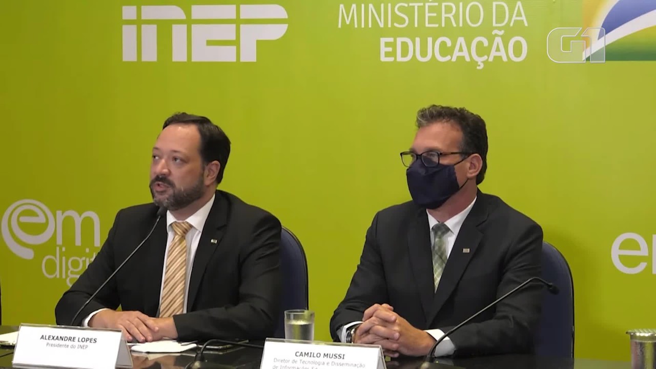 VÍDEO: Provas 'serão por volta de novembro, dezembro', diz Lopes sobre Enem 2021