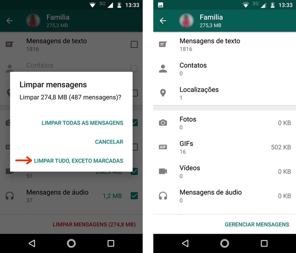 Whatsapp Como Apagar So Video Imagem Ou Audio De Uma Conversa No Android Redes Sociais Techtudo