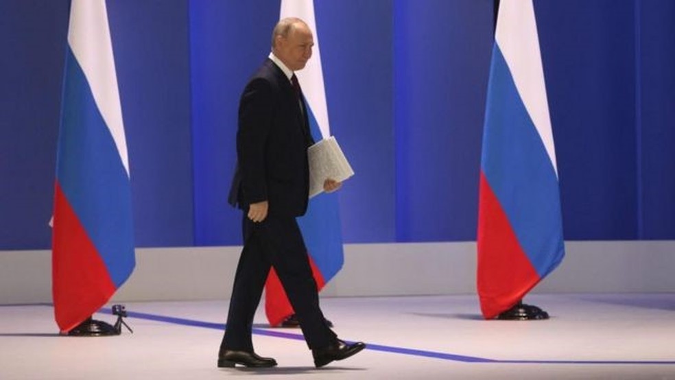 O presidente russo, Vladimir Putin — Foto: GETTY IMAGES