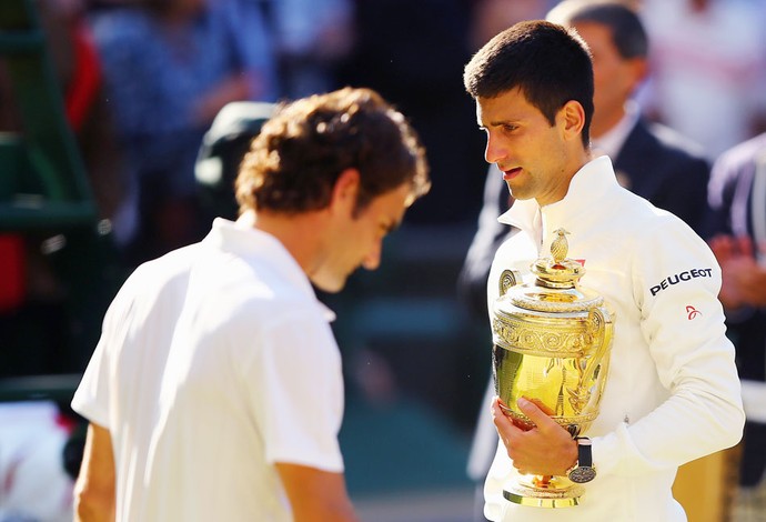 Djokovic e Federer Wimbledon (Foto: Getty Images)