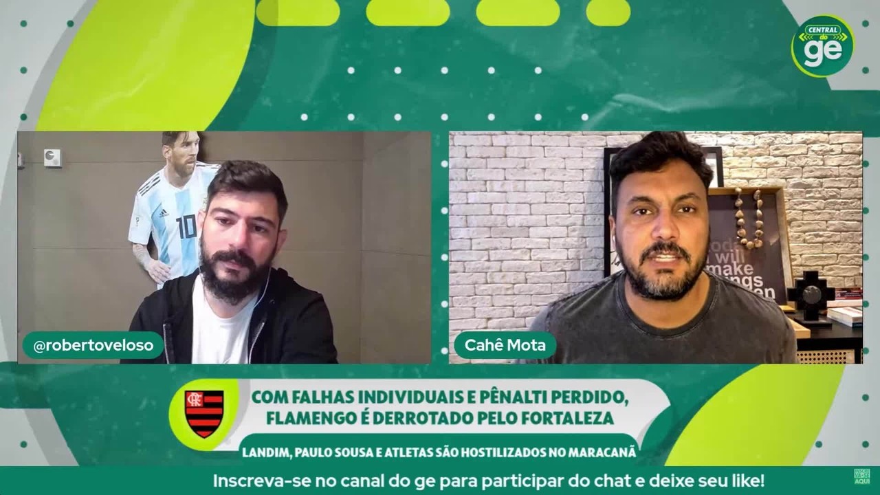 Cahê Motta comenta derrota do Flamengo para o Fortaleza e as fragilidades do time