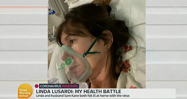 Linda Lusardi (Foto: Reprodução ITV)
