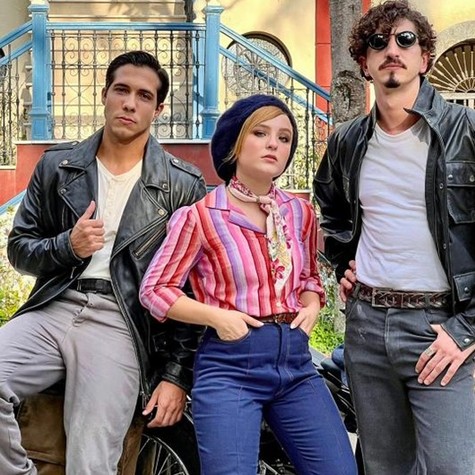 Rafael Gualandi, Larissa Manoela e Johnny Massaro em 'Além da ilusão' (Foto: Arquivo pessoal)