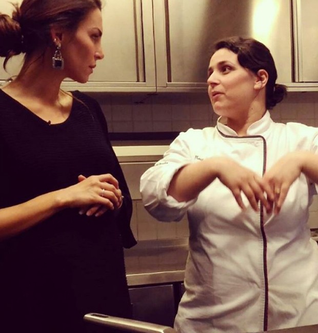 Mel Fronckowiak e a chef Marlene Vieira (Foto: Reprodução/Instagram)