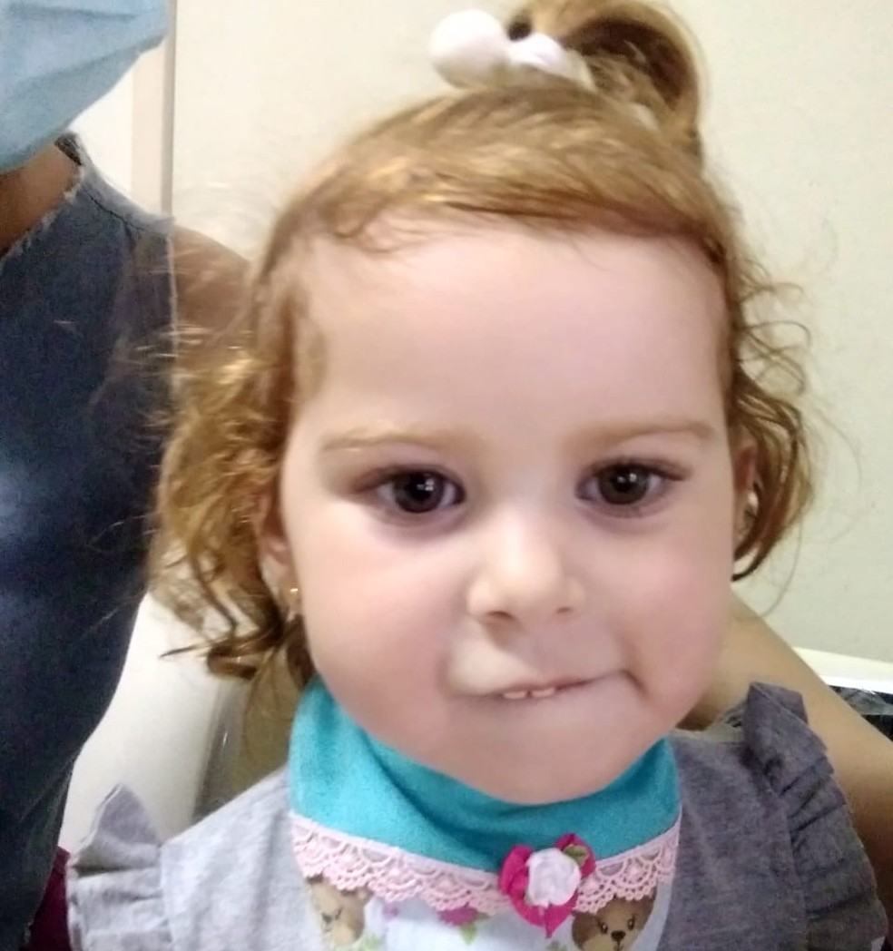 Por conta do AVC, Pérola teve várias sequelas neurológicas  — Foto: Arquivo pessoal 