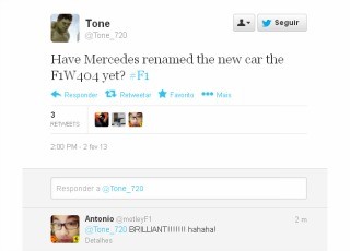 Mercedes vira piada na internet - Fórmula 1 (Foto: Reprodução)