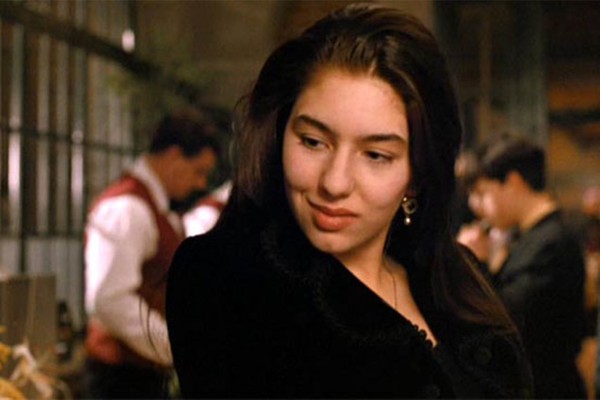 Sofia Coppola como Mary Corleone em O Poderoso Chefão 3 (1990)  (Foto: reprodução)