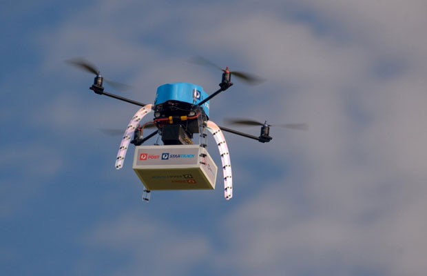 Serviço de correios da Austrália testa drones para fazer entregas. (Foto: Divulgação/Australia Post/Reuters)
