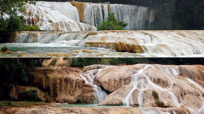 As Razoes Do Desaparecimento Repentino De Cachoeira De Agua Azul No Mexico Turismo E Viagem G1