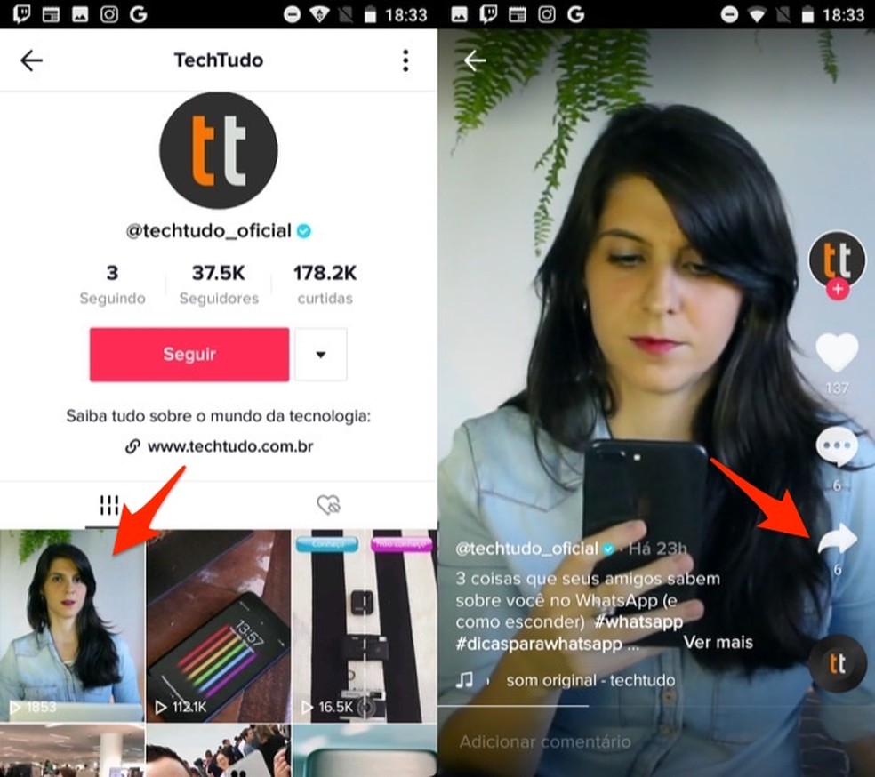 snaptik como baixar video do tiktok sem marca d agua pelo celular redes sociais techtudo