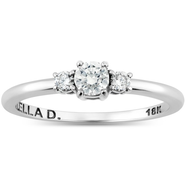 Anel Forever 12 composto por três diamantes, Stella Diamonds - a partir de R$ 2.900 + stelladiamonds.com.br (Foto: Divulgação)