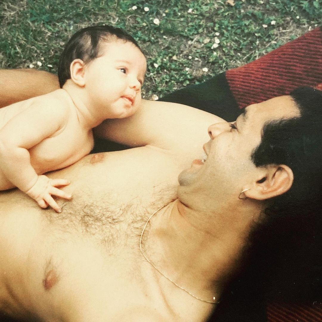 Sophie Charlotte e o pai, José Mário (Foto: Reprodução Instagram)