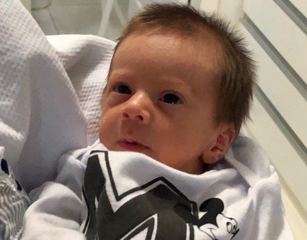 Erick David recebeu alta no domingo (3) e está em casa — Foto: Arquivo pessoal