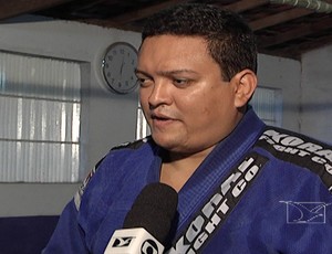 Jairo Vidal, presidente da Federação Maranhense de jiu-jitsu (Foto: Reprodução/TV Mirante)