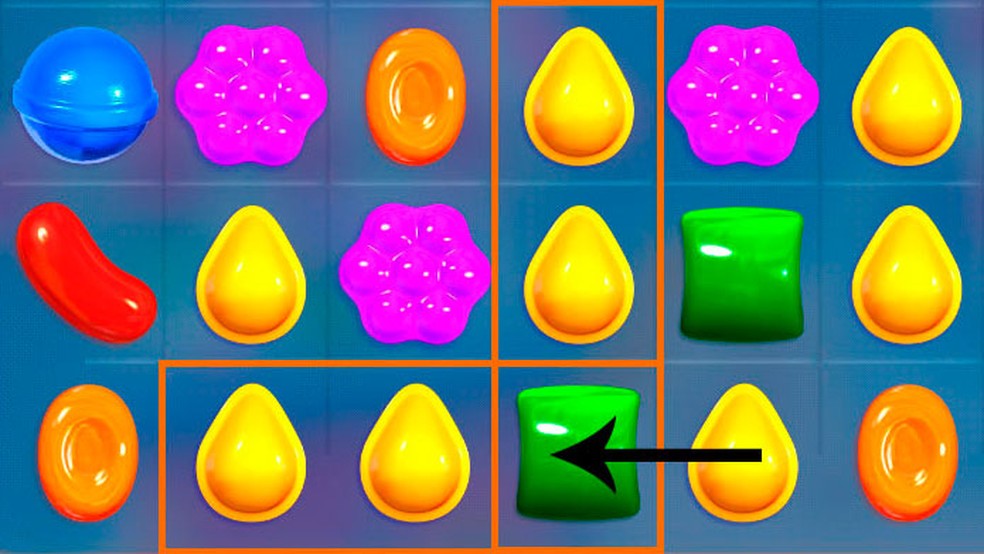 Como fazer doces embalados em Candy Crush Saga Jogos de raciocínio