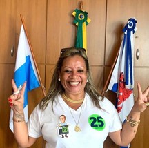 A delegada Adriana Belém, que estava lotada como assessora na Secretaria municipal de Esportes — Foto: Reprodução