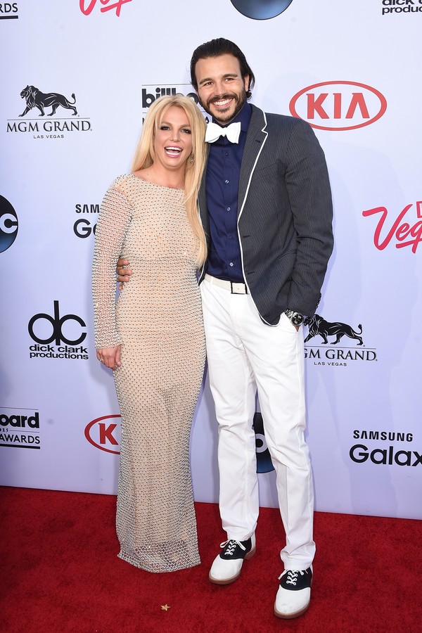 A cantora Britney Spears e seu produtor e ex-namorado (Foto: Getty Images)