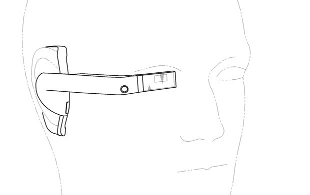 Imagem do fone de ouvido com lente para exibir conteúdos, que a Samsung tenta patentear na Coreia do Sul e se aproxima do Google Glass. (Foto: Reprodução/Korean Intellectual Property Office)