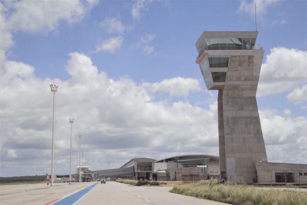 Torre de controle do Aeroporto de Natal passa a ser operada pela Aeronáutica — Foto: Inframérica/Cedida