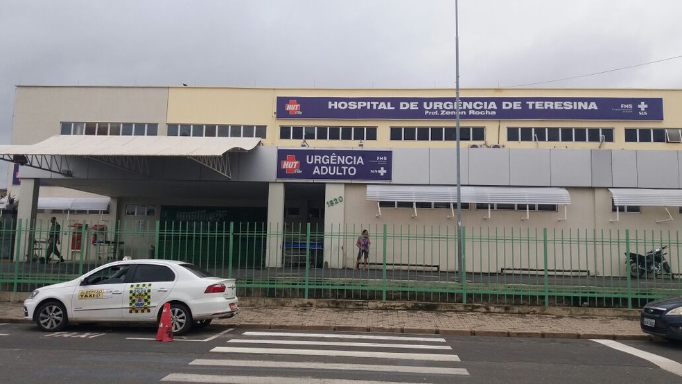Hospital de Urgência de Teresina (HUT). — Foto: Foto: José Marcélo/G1