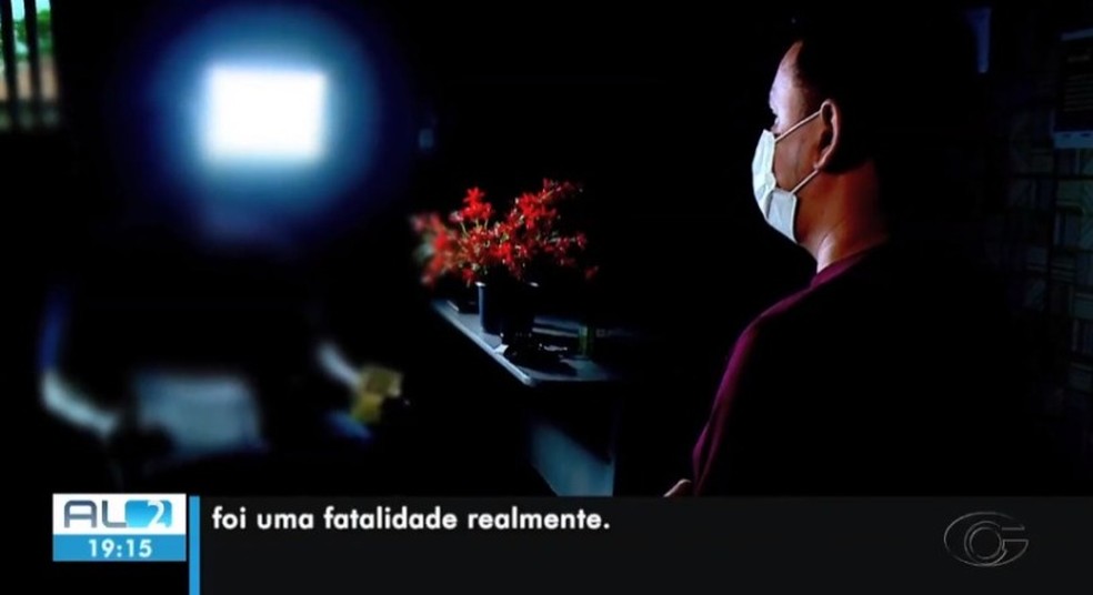 Motorista de ônibus escolar que atropelou mulher e bebê em Paripueira diz que acidente foi uma fatalidade — Foto: Reprodução/TV Gazeta