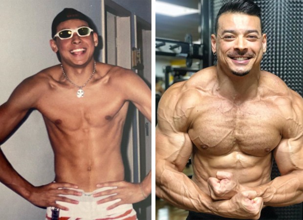Felipe Franco: transformação (Foto: Reprodução Instagram)