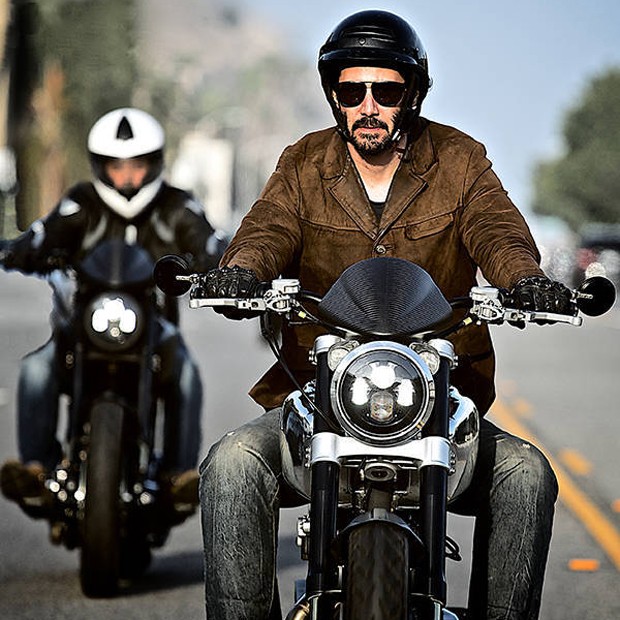 Keanu Reeves na primeira moda da Arch Motorcycles (Foto: Divulgação)