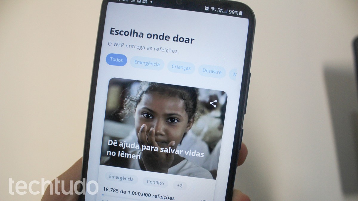 ShareTheMeal: app da ONU ajuda a combater a fome; saiba usar