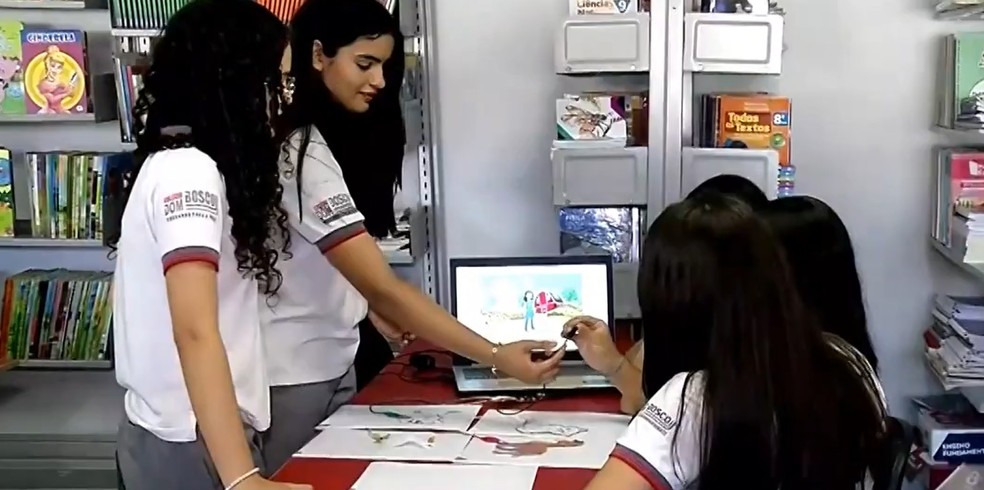 Estudantes tentam viajar para São Paulo apresentar projeto desenvolvido em escola do Ceará. — Foto: TV Verdes Mares/Reprodução