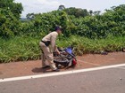 Motociclista morre ao bater de frente com carreta em Pimenta Bueno, RO
