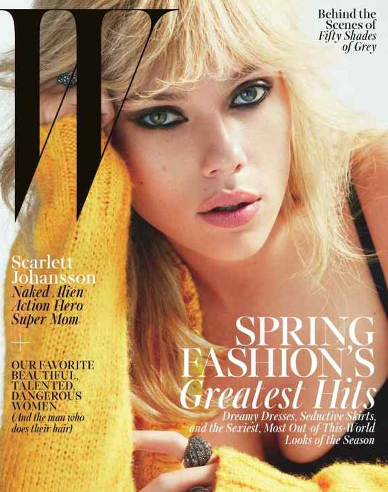 Scarlett Johanson na capa da W Magazine (Foto: Reprodução/ W Magazine)