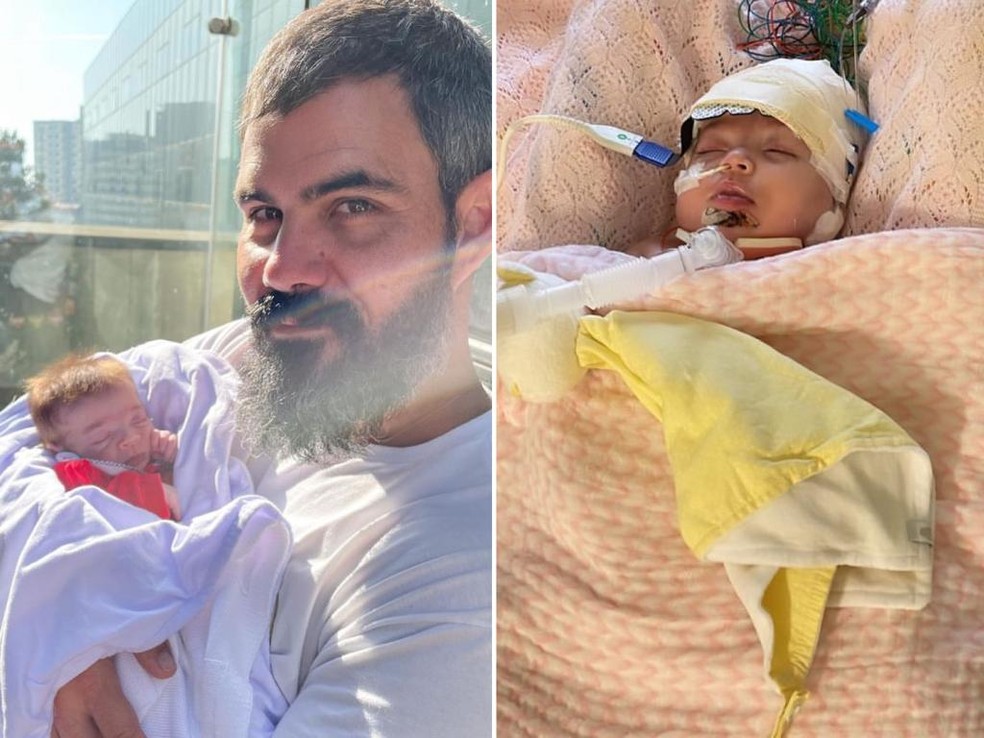 Filha de Juliano Cazarré tem piora no quadro clínico — Foto: Reprodução/Instagram