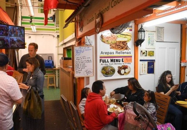 Grupo de especialistas da ONU assegurou que o mercado conhecido como 'Vila Latina' é um grande exemplo da diversidade cultural de Londres (Foto: Getty Images via BBC)