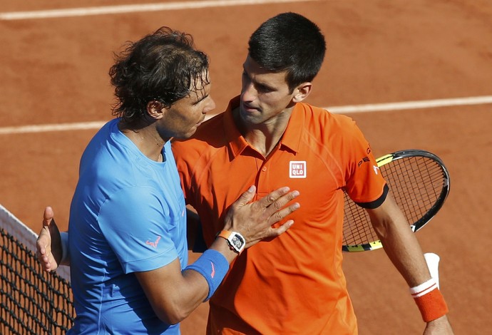 Novak Djokovic x Rafael Nadal em Roland Garros 2015 (Foto: Reuters)