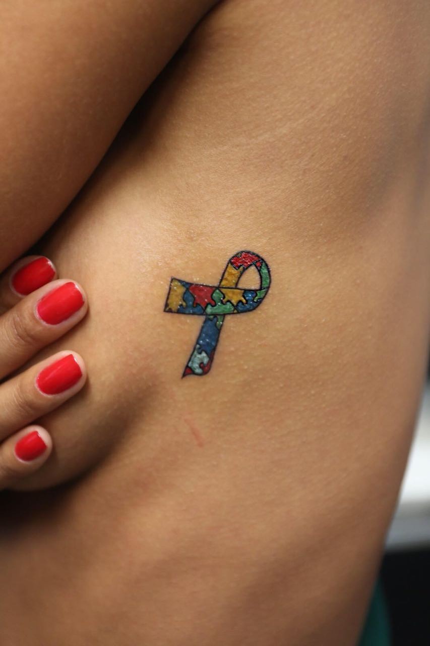 A nova tatuagem de Lais Ribeiro (Foto: Reprodução/Instagram)
