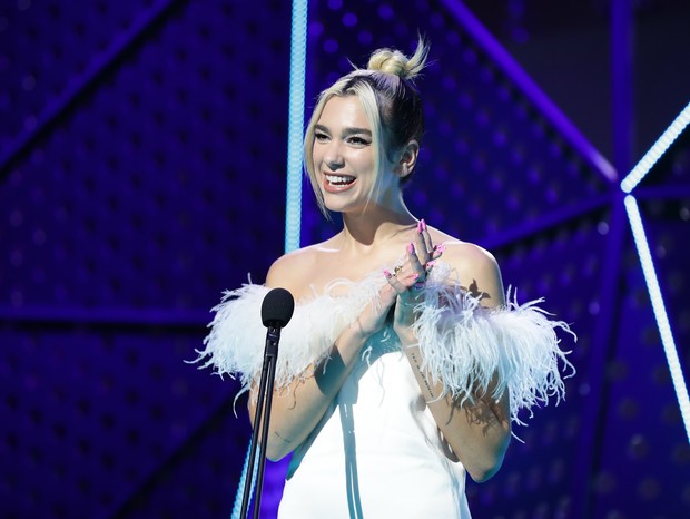 27/11/2019 - Dua Lipa no ARIA Awards, em Sidney, na Austrália (Foto: Mark Metcalfe/Getty Images)