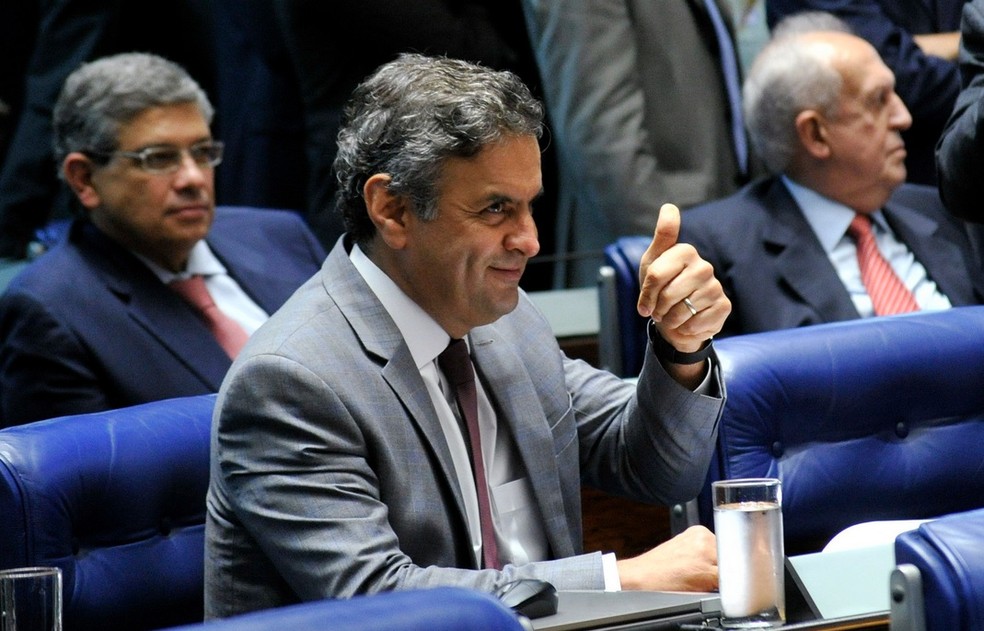 O deputado AÃ©cio Neves (PSDB-MG), ex-senador e ex-presidente do PSDB â€” Foto: Geraldo Magela/AgÃªncia Senado