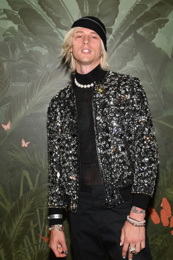 LAS VEGAS, NEVADA - JULY 10: Machine Gun Kelly attends h.wood Group's grand opening of Delilah at Wynn Las Vegas on July 10, 2021 in Las Vegas, Nevada. (Photo by Bryan Steffy/Getty Images for Wynn Las Vegas) (Foto: Getty Images for Wynn Las Vegas)