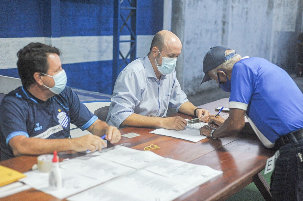 Eleição do CSA teve a participação de 853 sócios — Foto: Augusto Oliveira/Ascom CSA