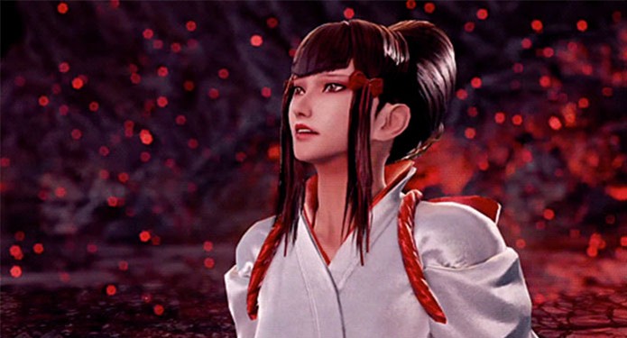 A personagem Kazumi Mishida, de Tekken 7, pode se transformar em uma forma demoníaca (Foto: Divulgação/Bandai Namco)