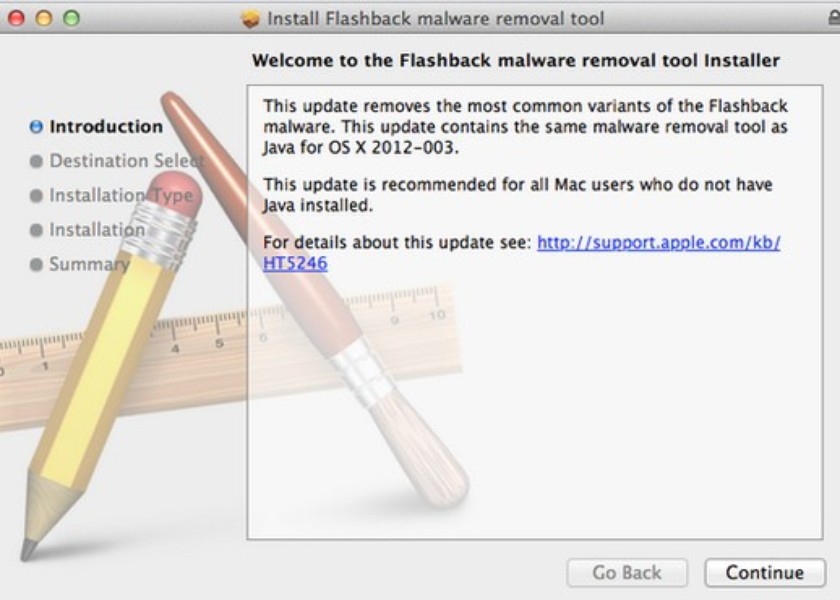 about flashback malware removal tool