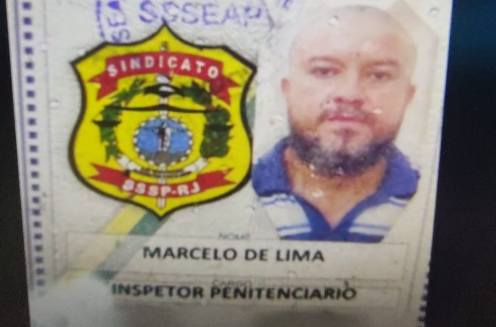 Inspetor de Polcia Penal, Marcelo de Lima, foi preso em flagrante por matar torcedor do Fluminense a tiros  — Foto: Reproduo