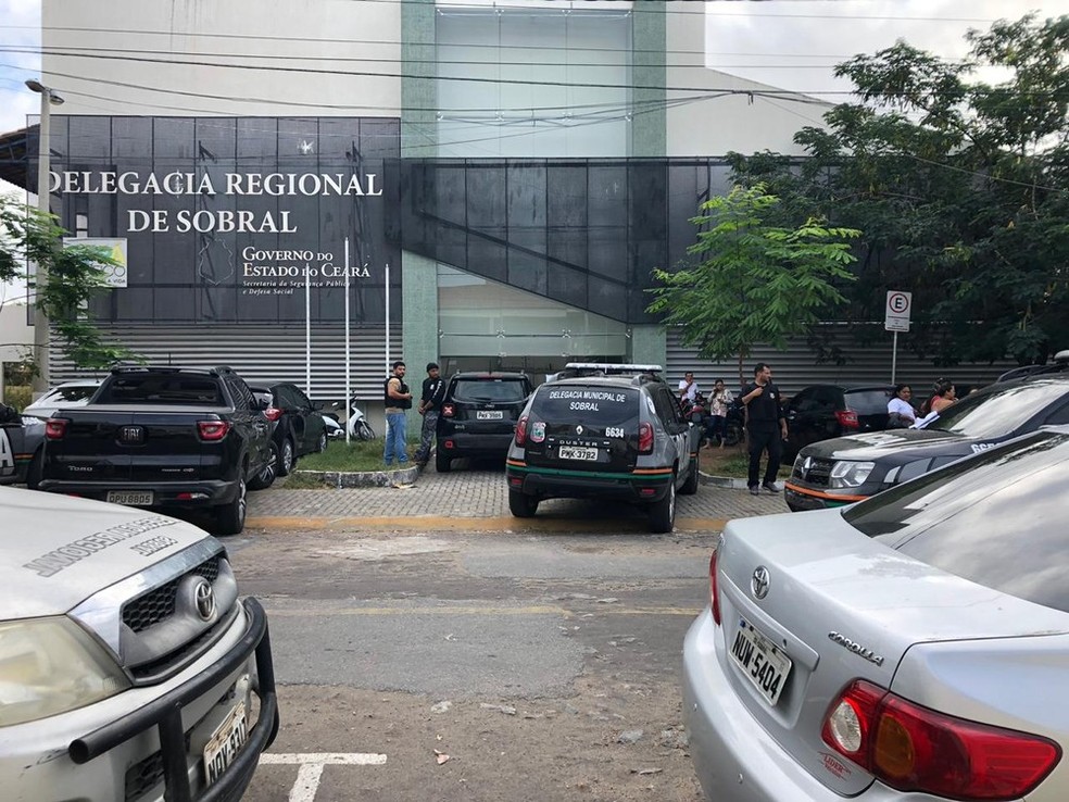 O mototaxista capturado foi encaminhado para a Delegacia Municipal de Sobral, no Ceará. — Foto: Mateus Ferreira/SVM